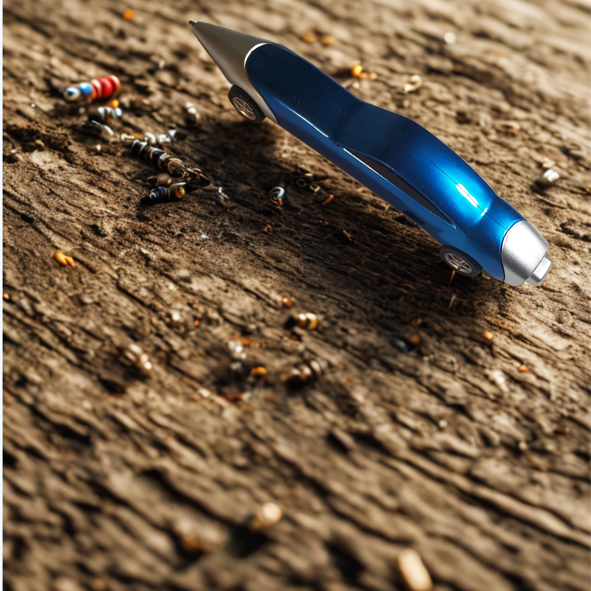 Car Shape Retractable Ballpoint Pen, 1.0mm Ergonomic Writing Pen, Cute Auto-Themed Stationery