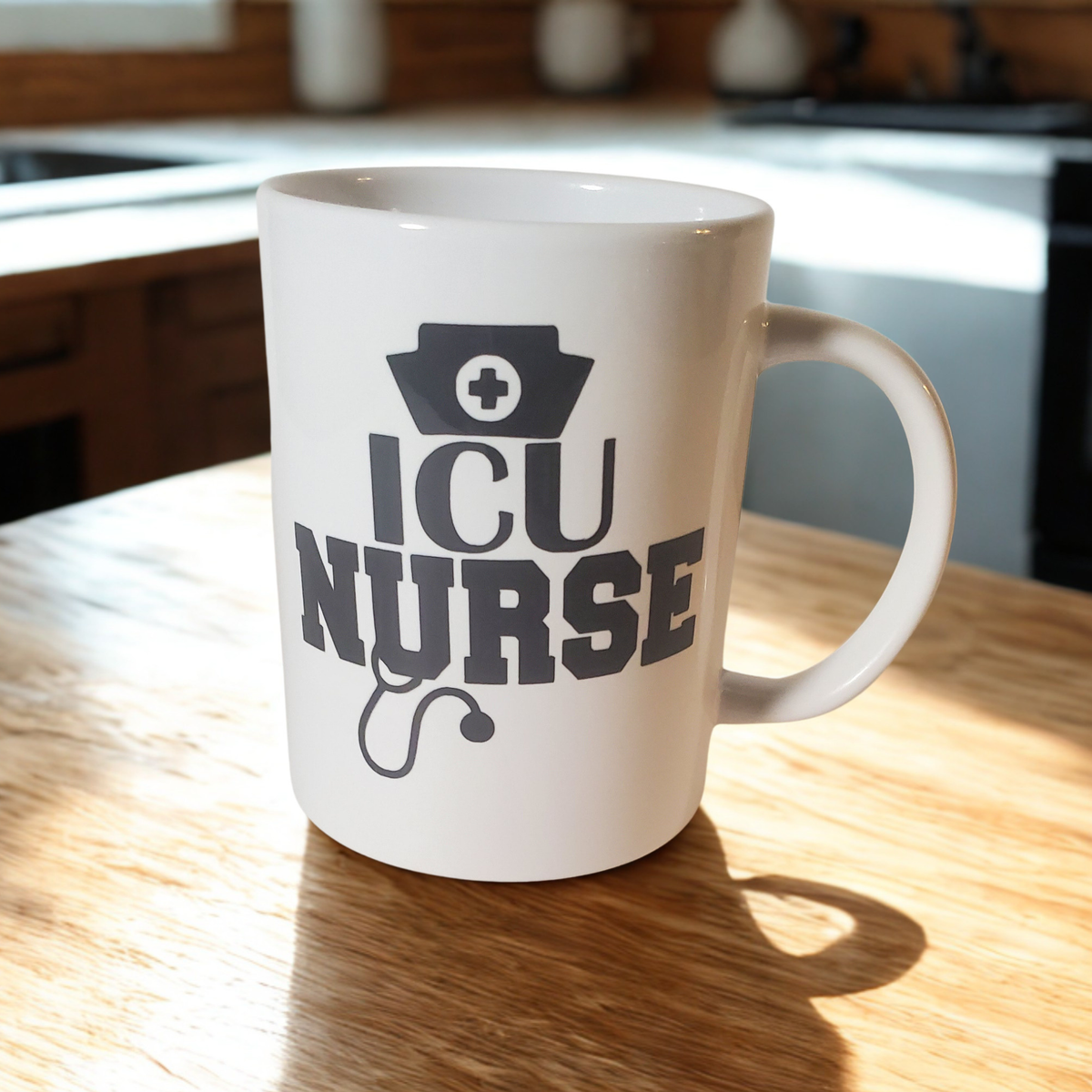 ICU Nurse Ceramic 15 oz Mug – Critical Care Nurse Coffee & Teacup