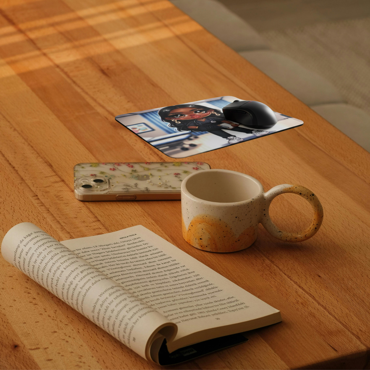 Nurse Mouse Pad | Healthcare Professional Desk Accessory | Nursing Office Mouse Pad