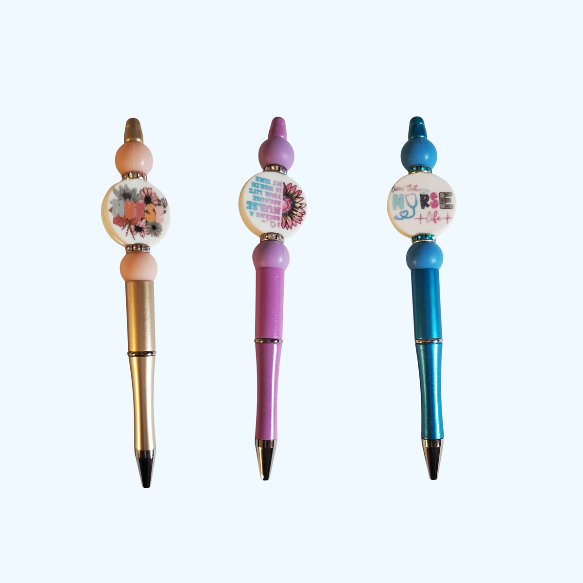 Beaded Pens for Nurses – Nurse Gift, Nursing Pen, Cute Beaded Ballpoint Pen, Nurse Appreciation Gift