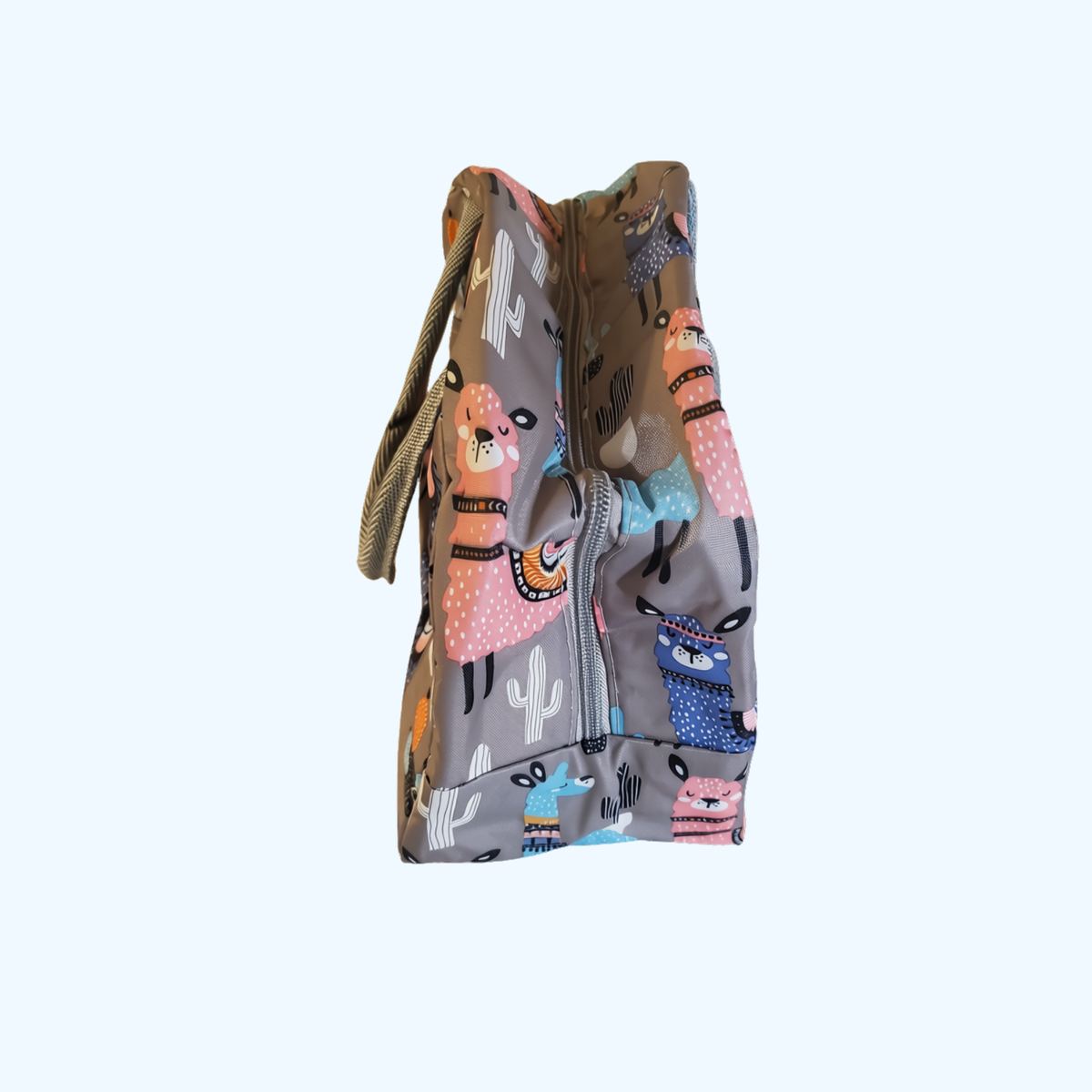 Waterproof Alpaca Print Insulated Lunch Bag – Reusable Thermal Lunch Tote | 9 x 7.5 x 4 Inches