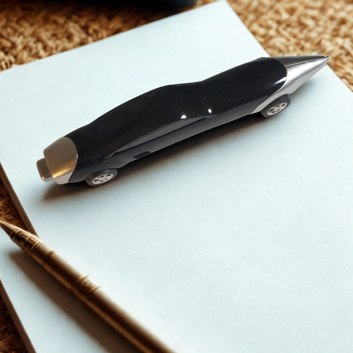 Car Shape Retractable Ballpoint Pen, 1.0mm Ergonomic Writing Pen, Cute Auto-Themed Stationery