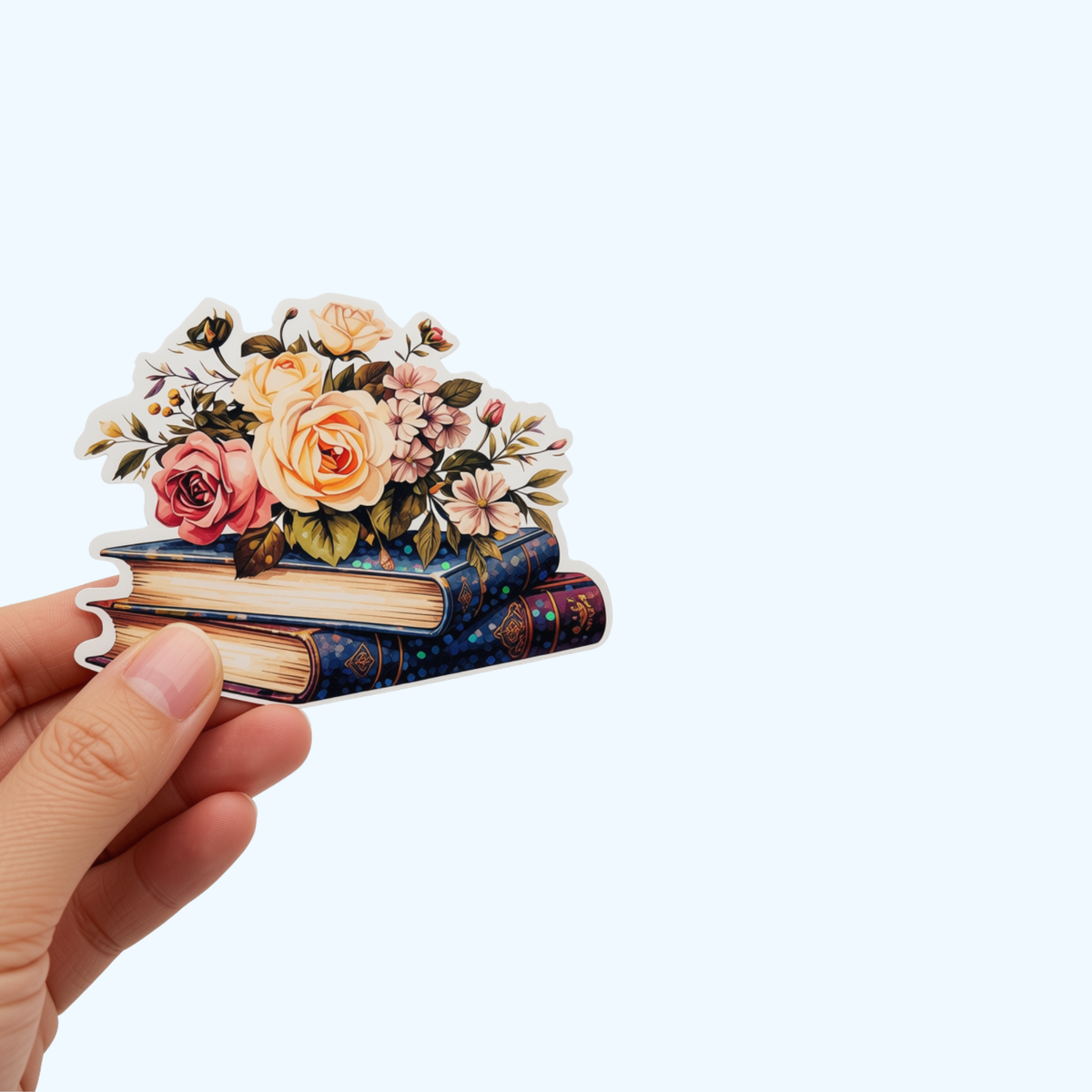 Book Lover Sticker – Holographic Bookish Reading Sticker & Gift