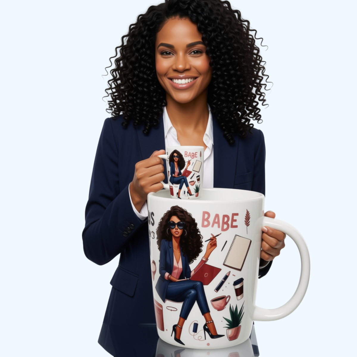 Boss Babe Ceramic Coffee Mug- 15 oz Motivational Mug