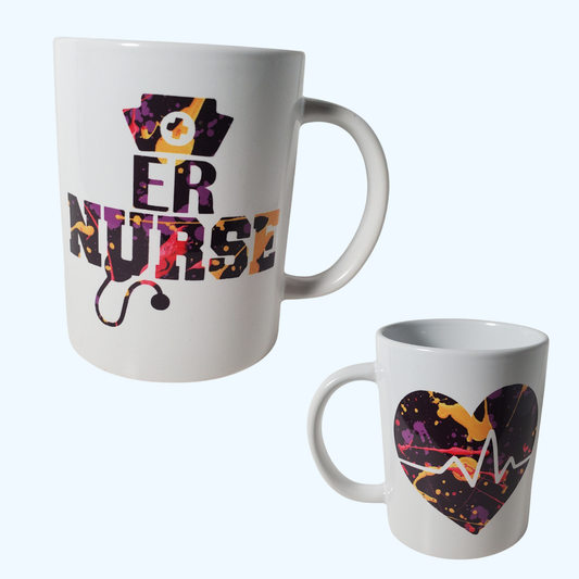 ER Nurse 15 oz Ceramic Mug | Emergency Room Nurse Coffee Mug