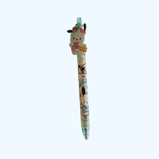 Sanrio Series Cute Ballpoint Pens, Retractable Signature Pens, Cartoon Character Pens