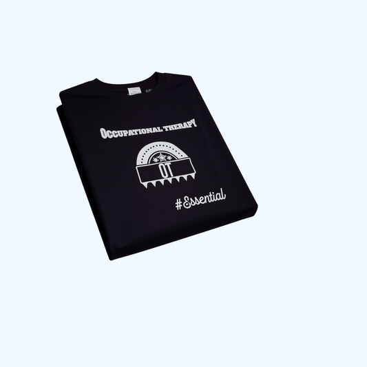 Occupational Therapy Hanes Authentic T-Shirt Men – Black 100% Cotton