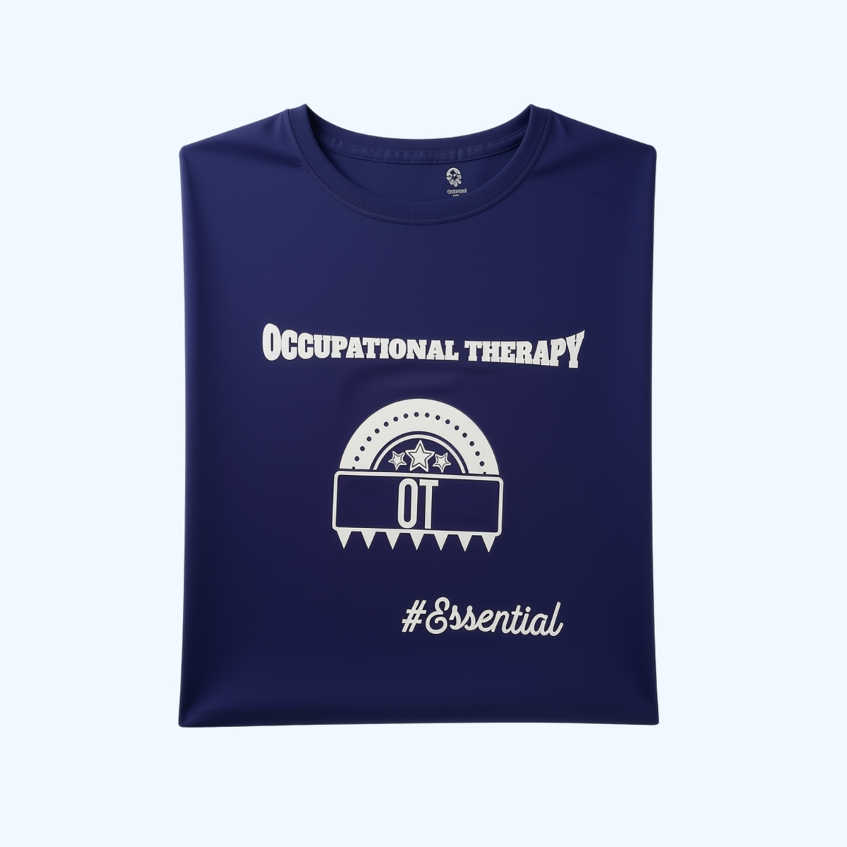 Women’s Occupational Therapy Hanes Essential T-Shirt – Navy 100% Cotton
