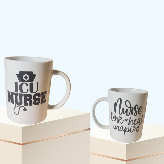 ICU Nurse Ceramic 15 oz Mug – Critical Care Nurse Coffee & Teacup