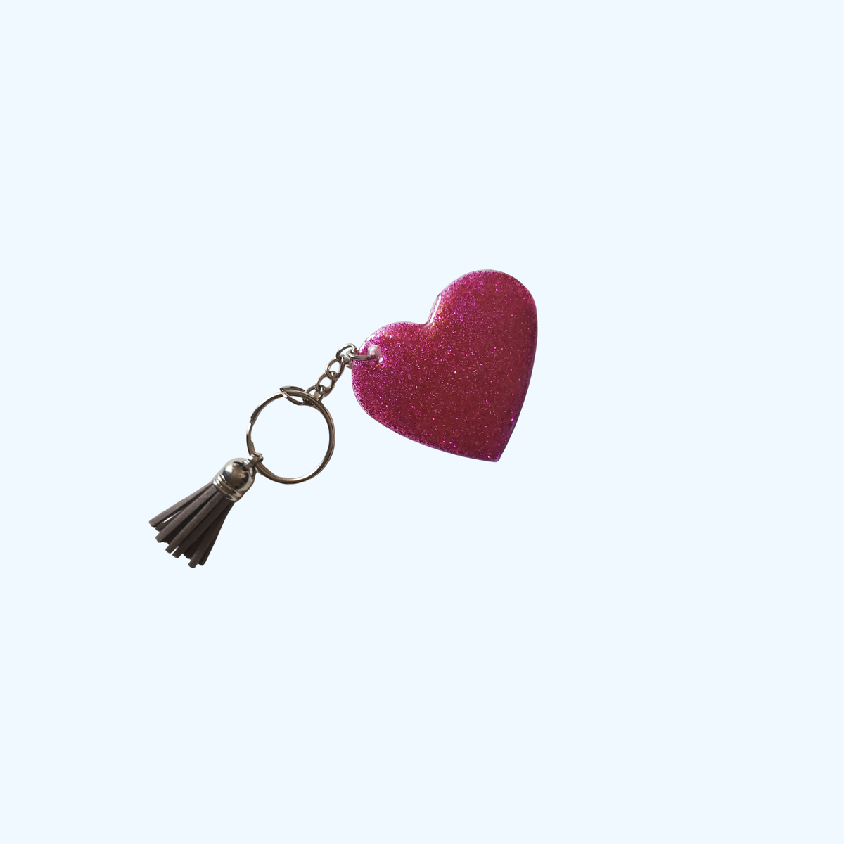 Love with Butterfly Acrylic Keychain with UV Resin Finish | Cute Romantic Gift for Valentine's Day, Anniversary & Everyday
