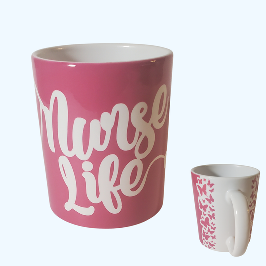 Nurse Life Ceramic Mug | 12 oz Coffee Cup for Nurses