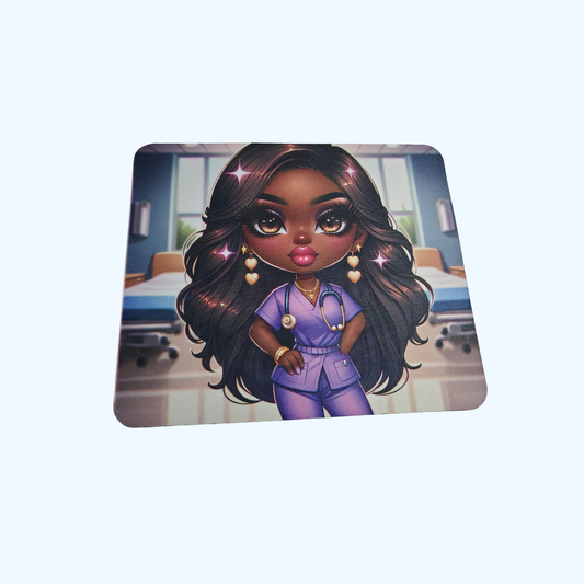 Nurse Mouse Pad | Healthcare Professional Desk Accessory | Nursing Office Mouse Pad
