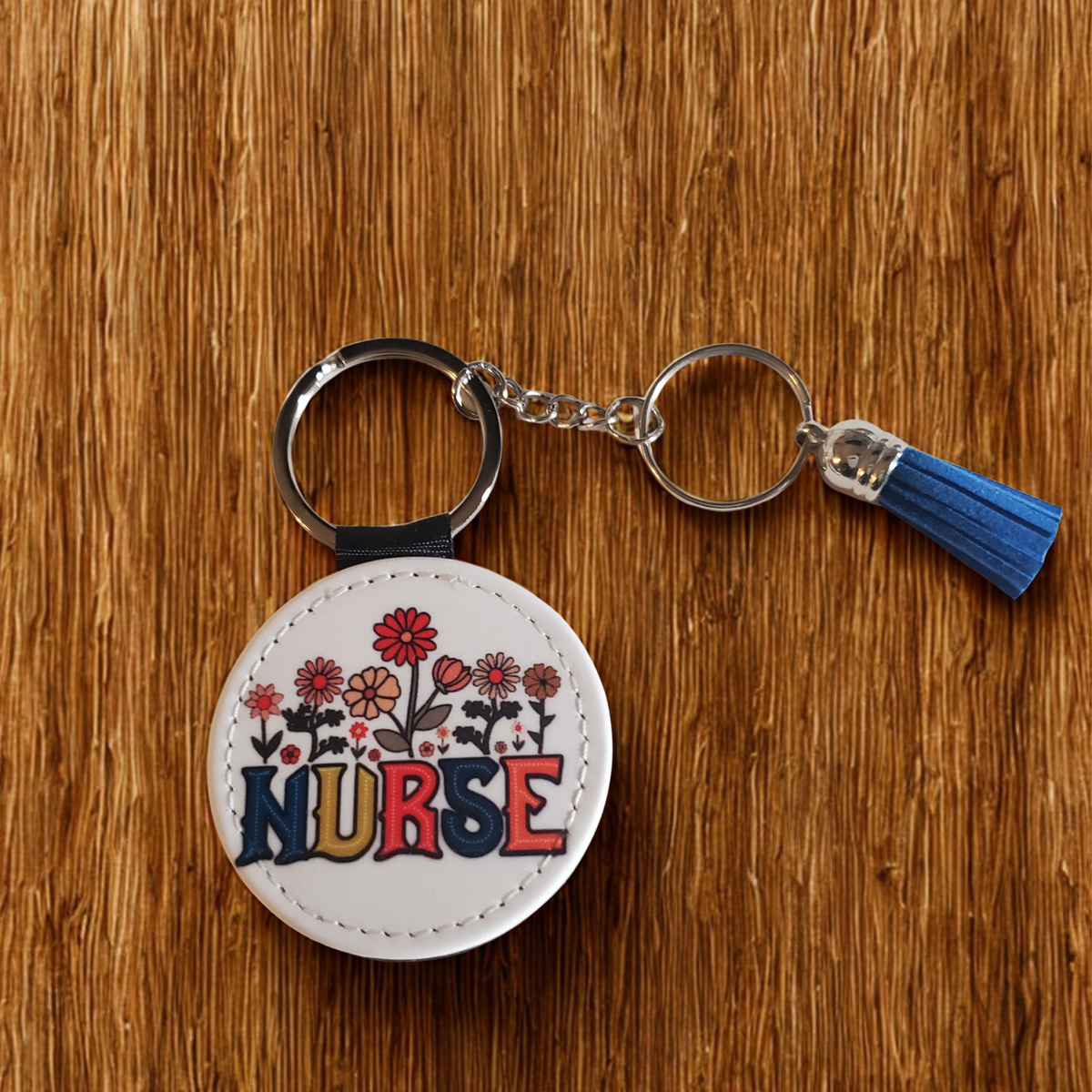 Nurse PU Leather Keychain – Nurse Appreciation Gift, RN Keychain, Nursing Student Gift, Thank You Present for Nurses