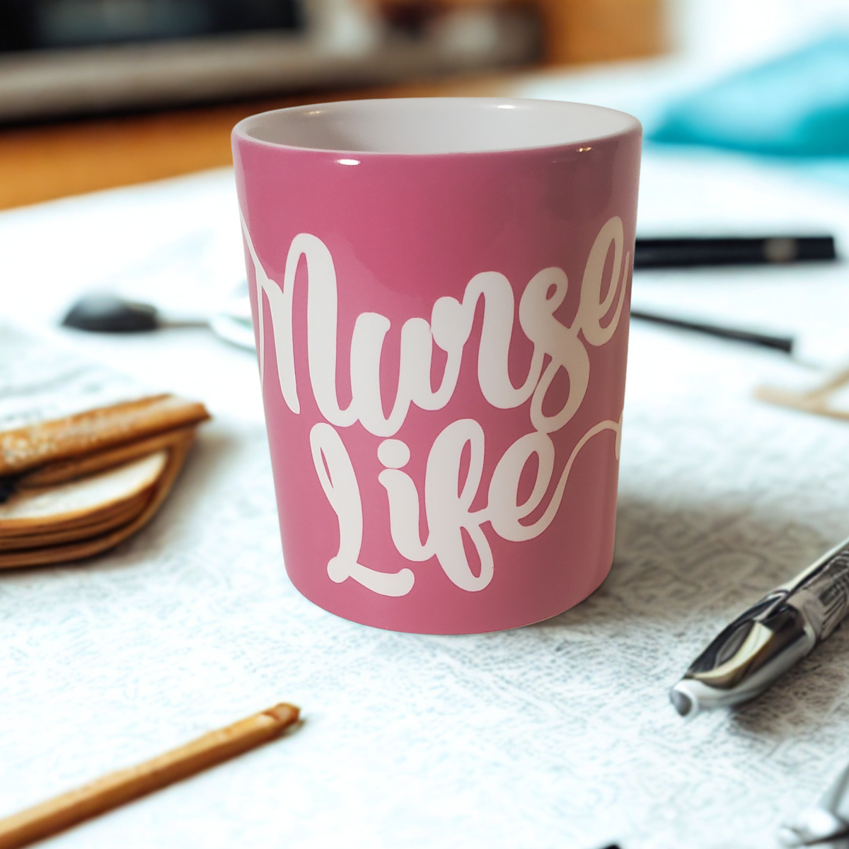 Nurse Life Ceramic Mug | 12 oz Coffee Cup for Nurses