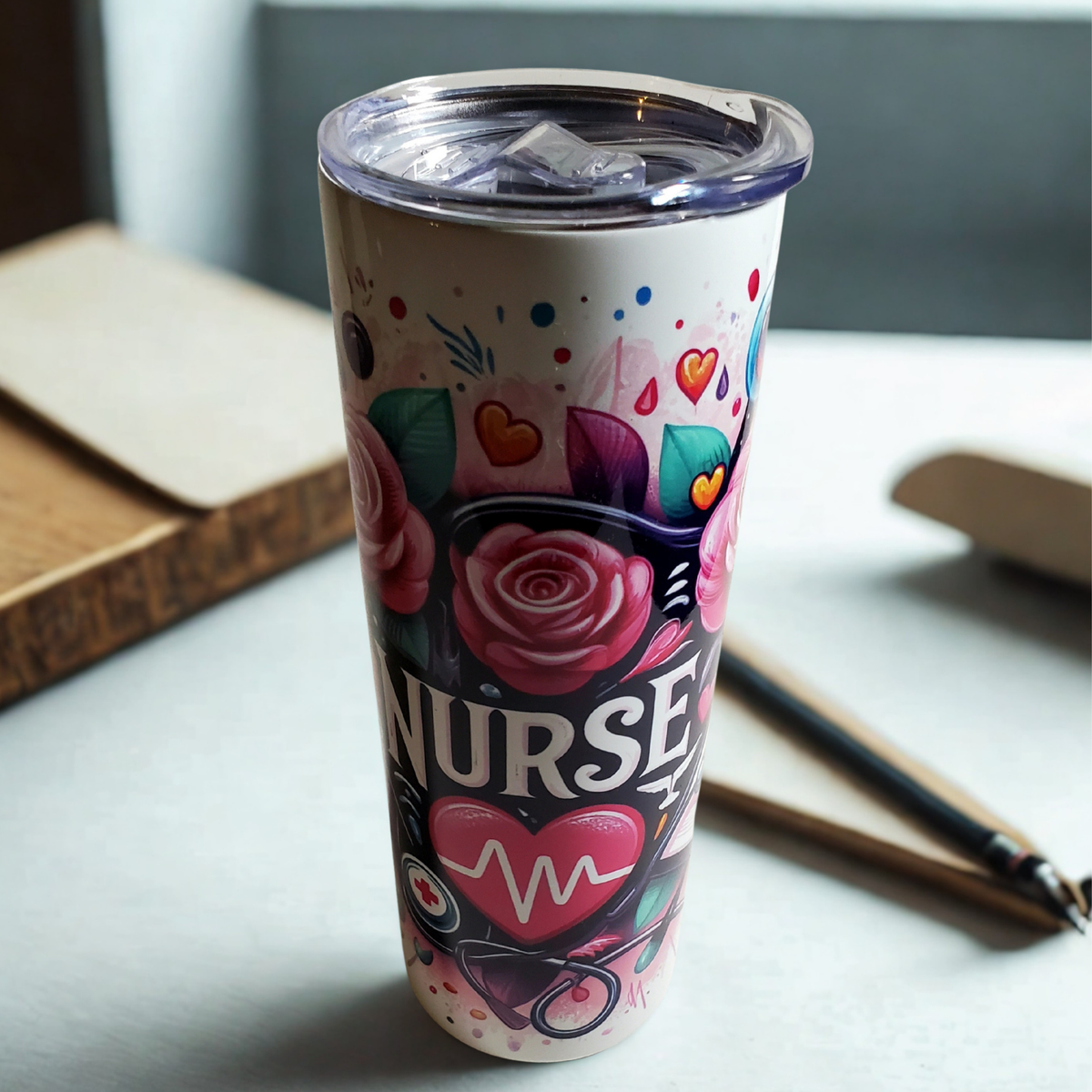 Nurse Tumbler – Insulated Stainless Steel Travel Cup for Nurses