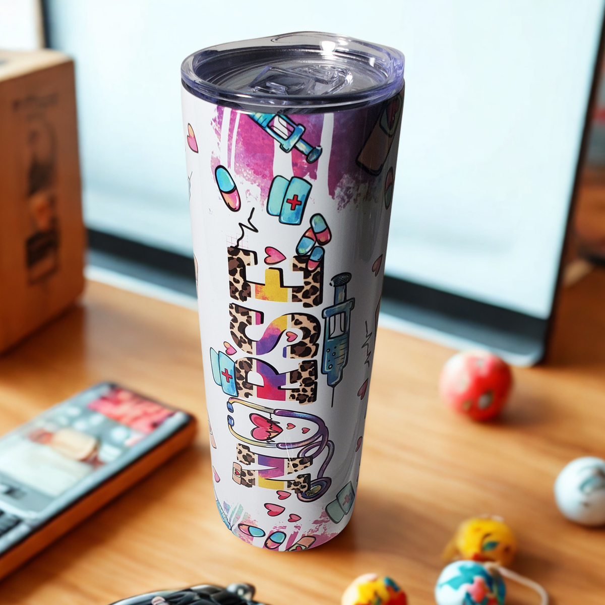 Nurse Tumbler | Insulated Travel Mug Gift for Nurses