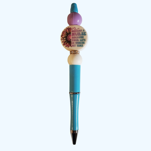 Beaded Pens for Nurses – Nurse Gift, Nursing Pen, Cute Beaded Ballpoint Pen, Nurse Appreciation Gift