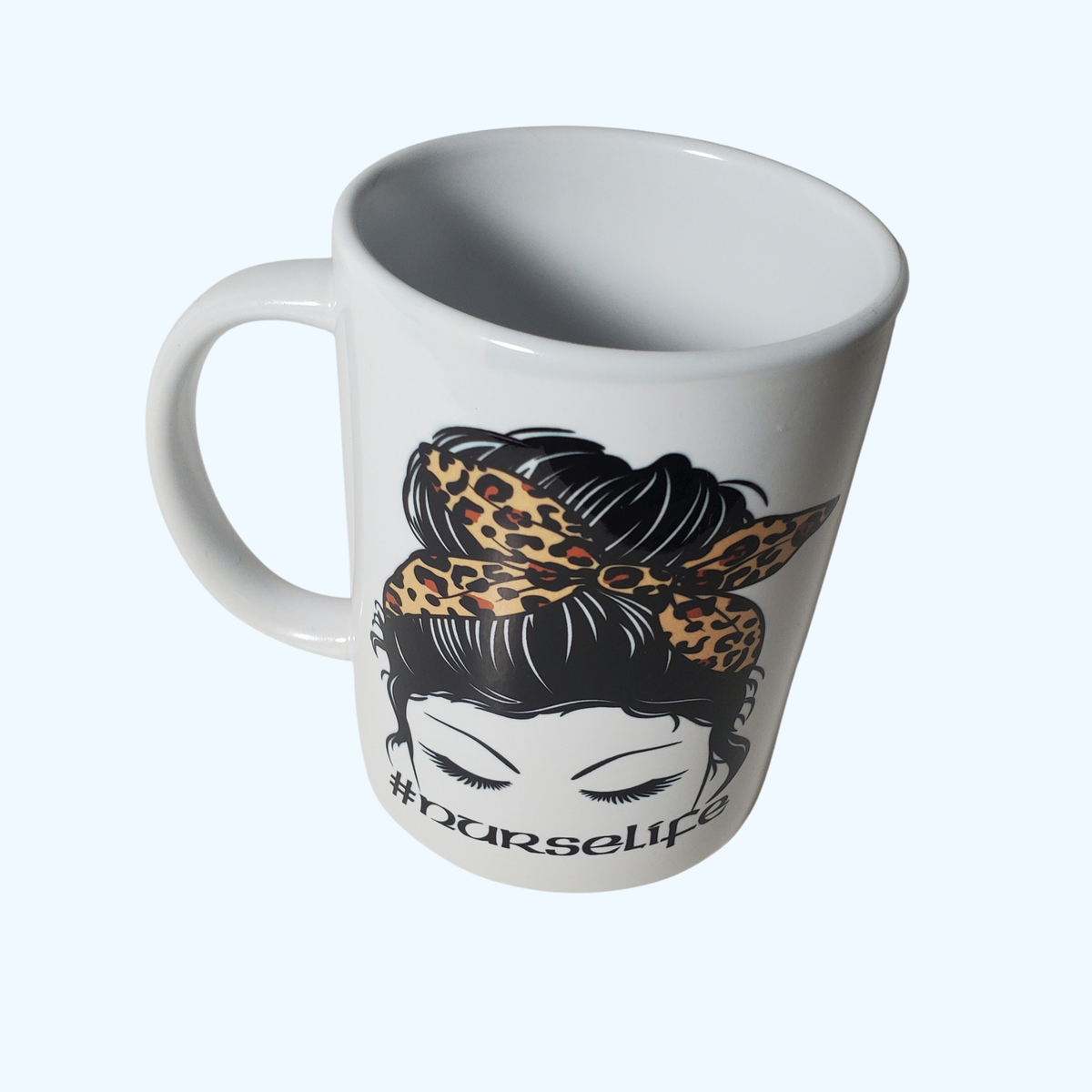Nurse Life 15 oz Ceramic Mug | Large Coffee Mug for Nurses | RN Appreciation Gift
