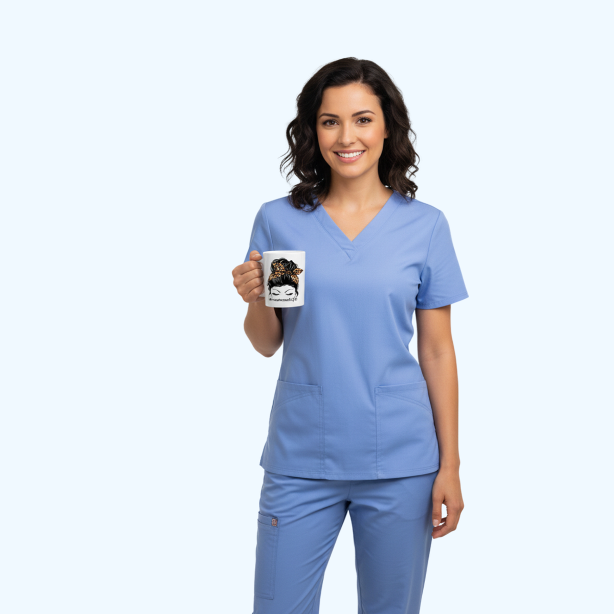 Nurse Life 15 oz Ceramic Mug | Large Coffee Mug for Nurses | RN Appreciation Gift