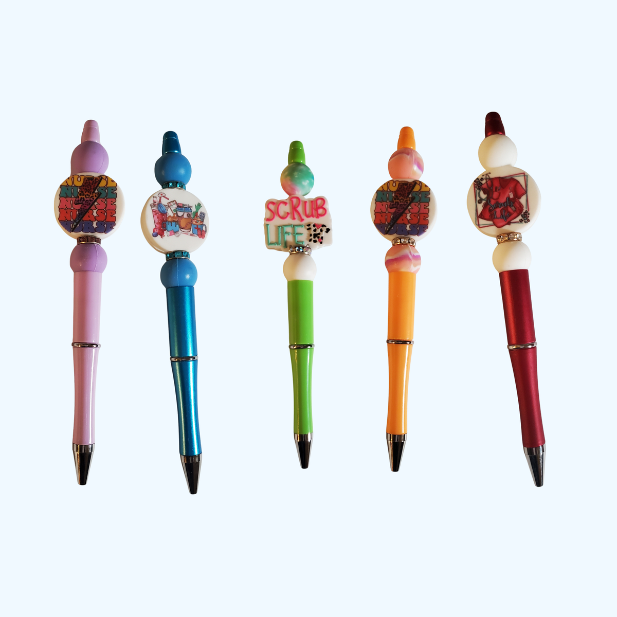 Beaded Pens for Nurses – Nurse Gift, Nursing Pen, Cute Beaded Ballpoint Pen, Nurse Appreciation Gift