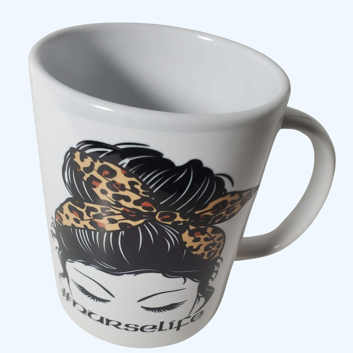 Nurse Life 15 oz Ceramic Mug | Large Coffee Mug for Nurses | RN Appreciation Gift