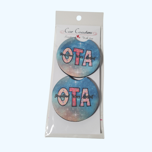 Occupational Therapy Assistant Car Coaster – 2.75" Neoprene Cup Holder Coaster