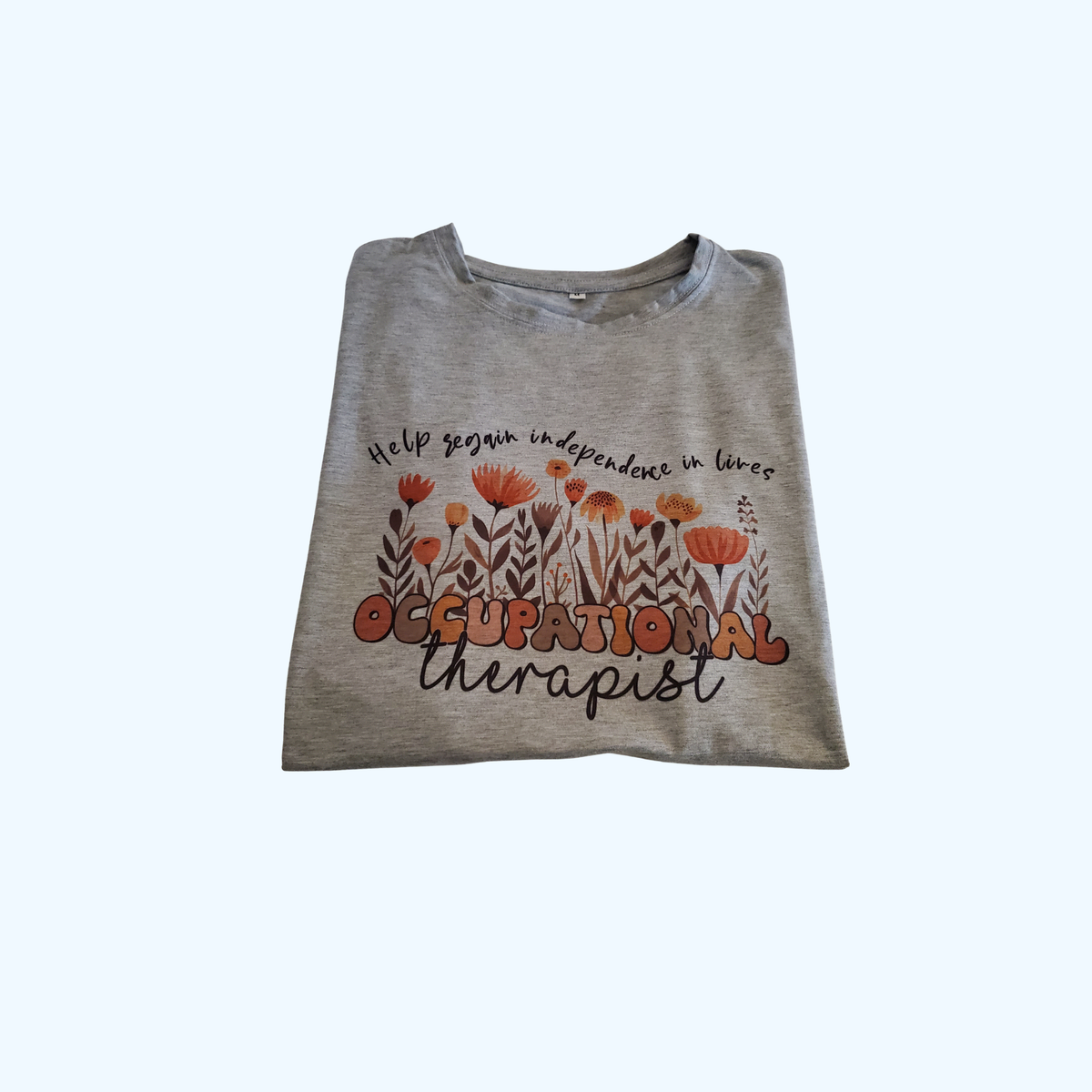 Occupational Therapist Crew Neck T-Shirt – OT Shirt, Occupational Therapy Apparel, Therapist Gift