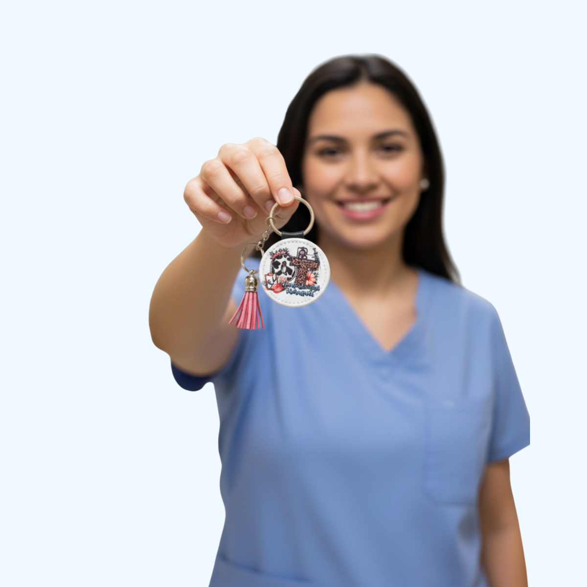 Occupational Therapist PU Leather Keychain – OT Appreciation Gift, Thank You Gift for Occupational Therapy Professionals