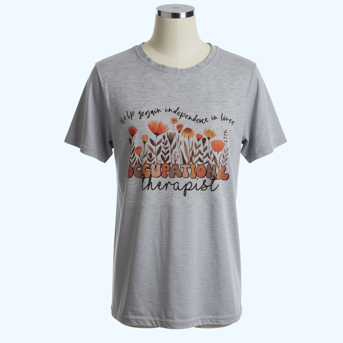 Occupational Therapist Crew Neck T-Shirt – OT Shirt, Occupational Therapy Apparel, Therapist Gift
