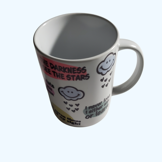 Only in the Darkness You Can See the Stars Mug – 15 oz Ceramic Coffee Mug