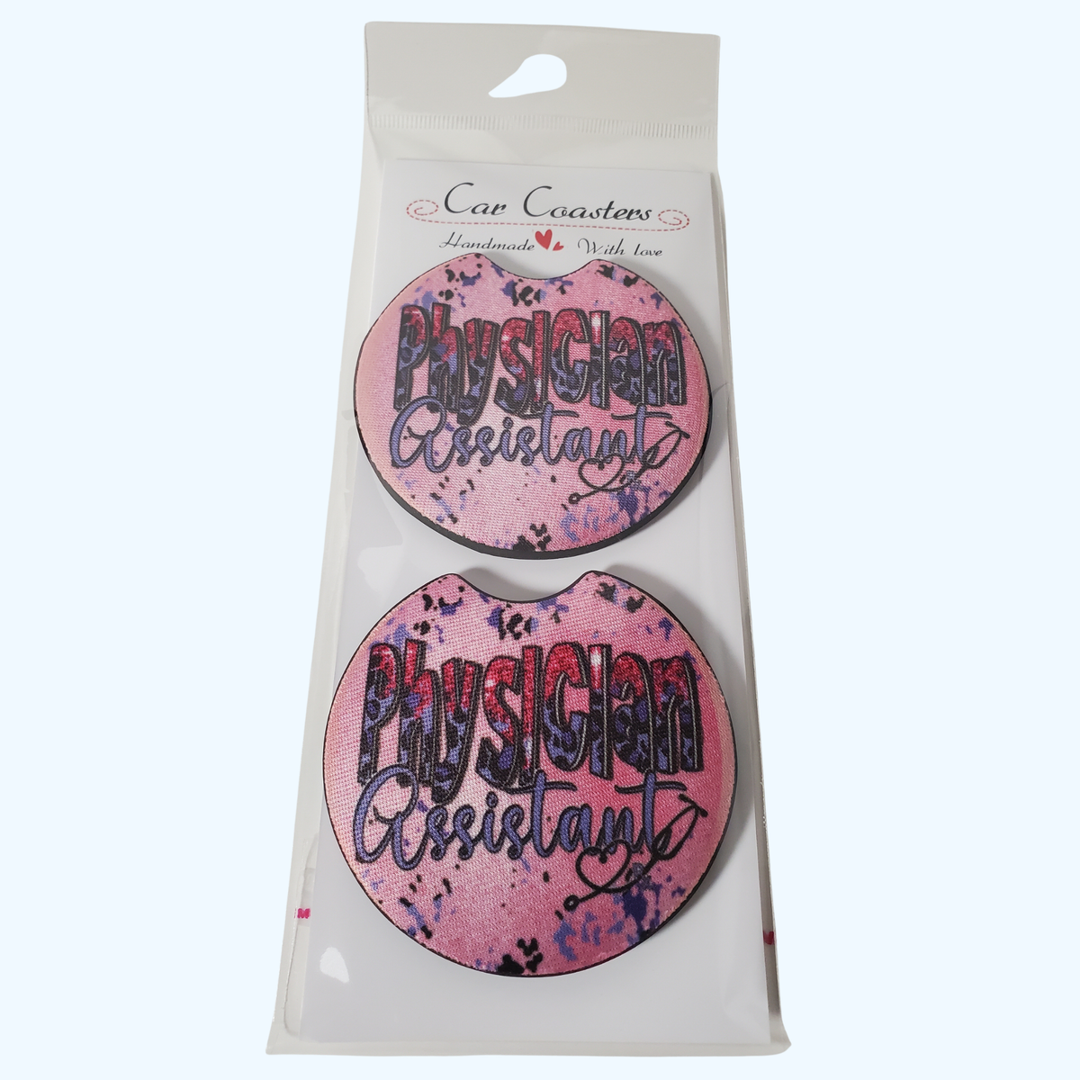 Physician Assistant Car Coaster – 2.75" Neoprene Cup Holder Coaster