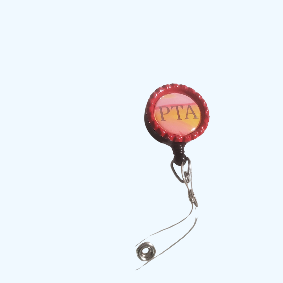 1.	Physical Therapy Assistant (PTA) Badge Reel – Retractable ID Holder with Decorative Flattened Bottle Cap