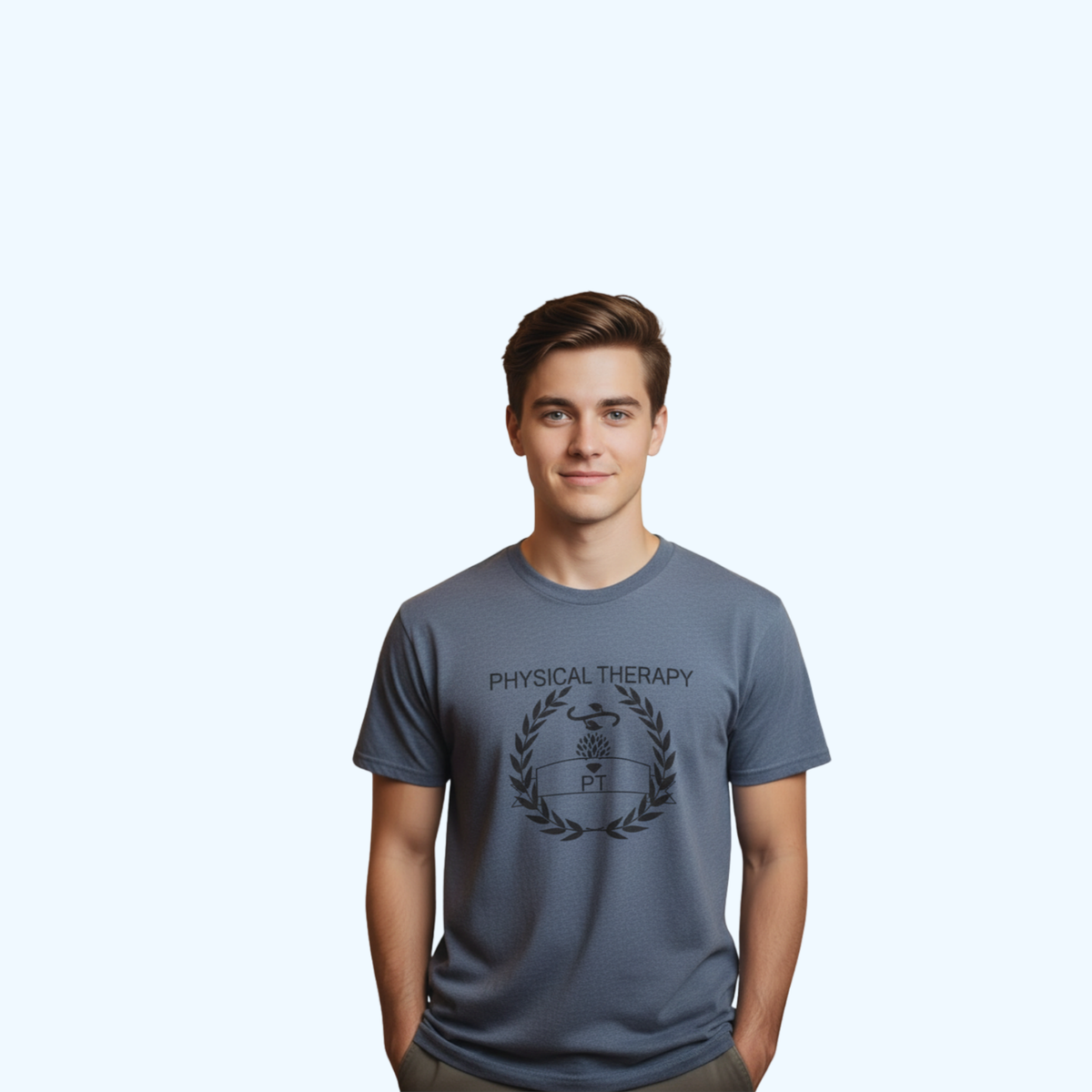 Physical Therapy Gildan Ultra Cotton T-Shirt – Dark Heather PT Shirt