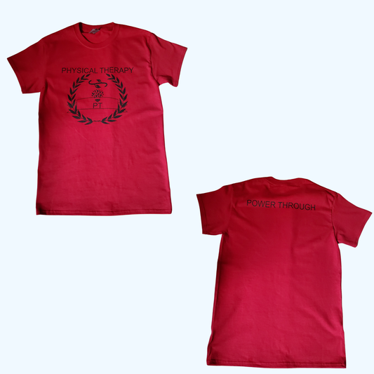 Physical Therapy Gildan Ultra Cotton T-Shirt – Cardinal Red PT Shirt