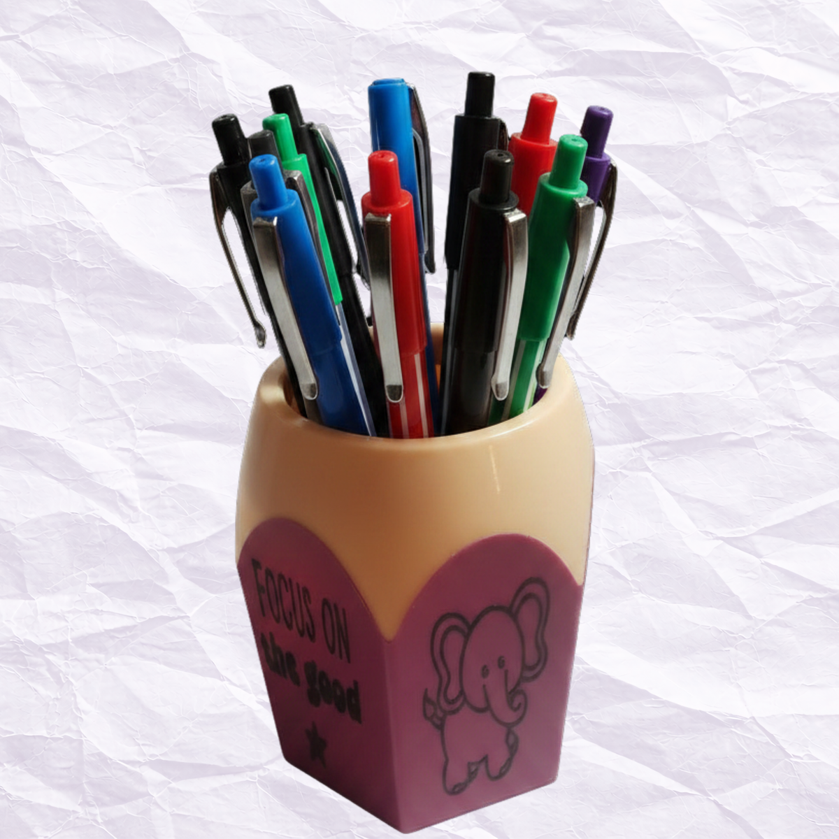 Pencil-Shaped Desk Organizer – Pen Holder for Office & Study Desk