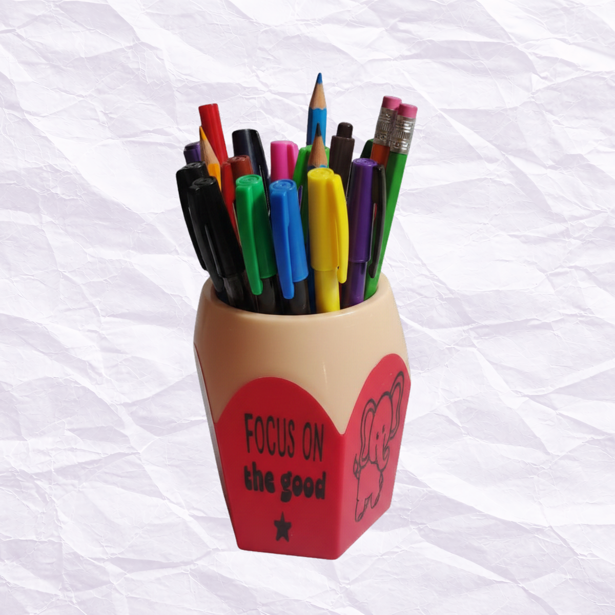 Pencil-Shaped Desk Organizer – Pen Holder for Office & Study Desk