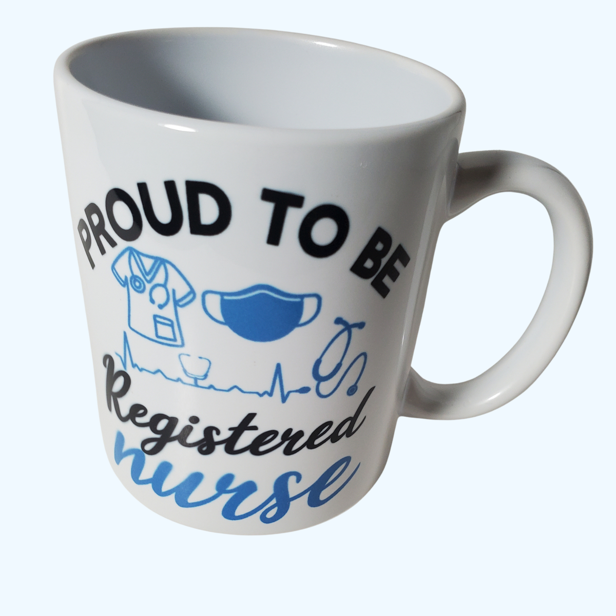 Proud to Be RN Ceramic Mug | Registered Nurse Coffee Mug | Nurse Appreciation Gift