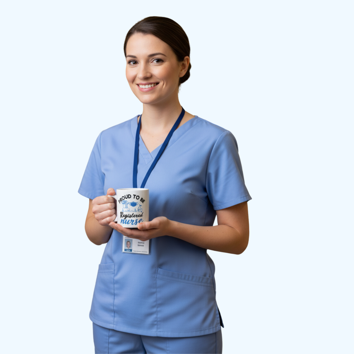 Proud to Be RN Ceramic Mug | Registered Nurse Coffee Mug | Nurse Appreciation Gift