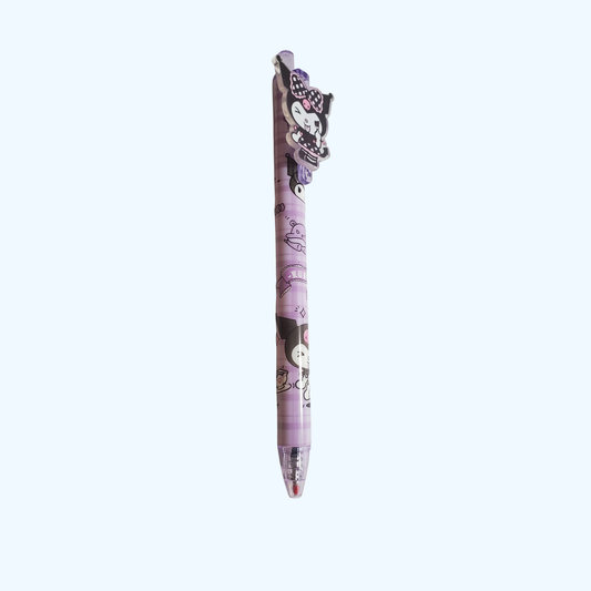 Sanrio Series Cute Ballpoint Pens, Retractable Signature Pens, Cartoon Character Pens