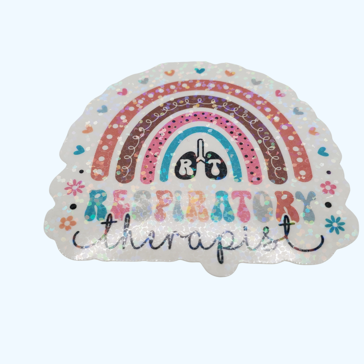 Respiratory Therapist Holographic Sticker