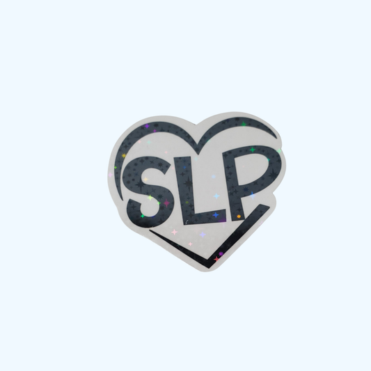 SLP Sticker – Holographic Speech Language Pathologist Sticker & Gift