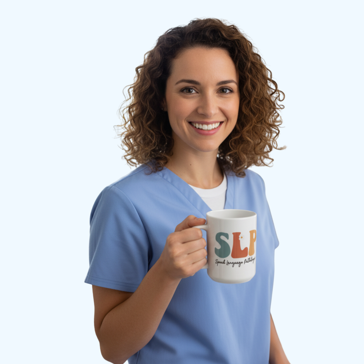 SLP Coffee Mug | 15 oz Ceramic Mug for Speech Therapists
