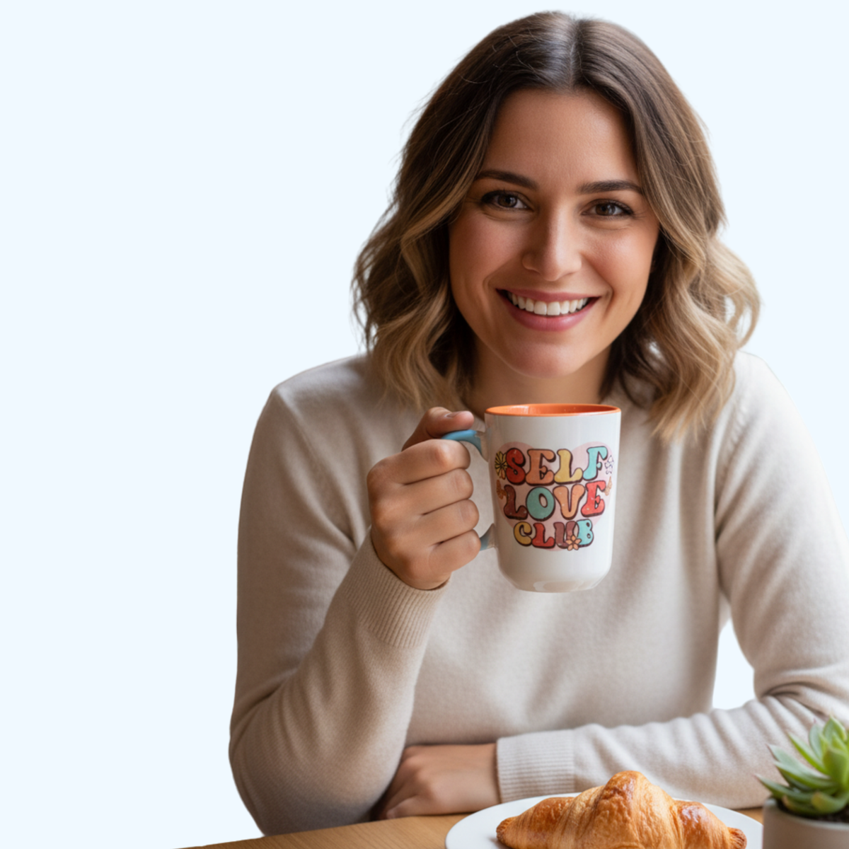 Self-Love Gift Mug | Positive Mindset 15 oz Ceramic Cup