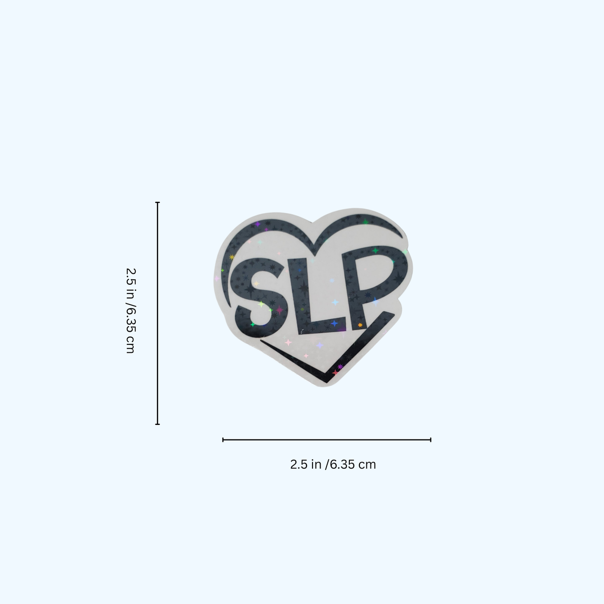 SLP Sticker – Holographic Speech Language Pathologist Sticker & Gift