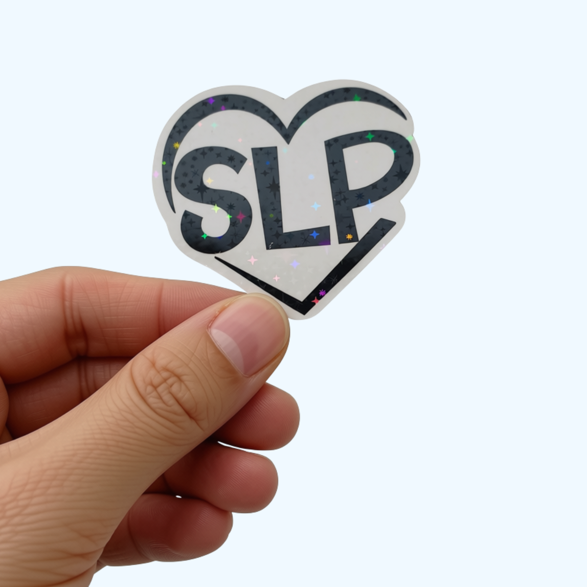 SLP Sticker – Holographic Speech Language Pathologist Sticker & Gift