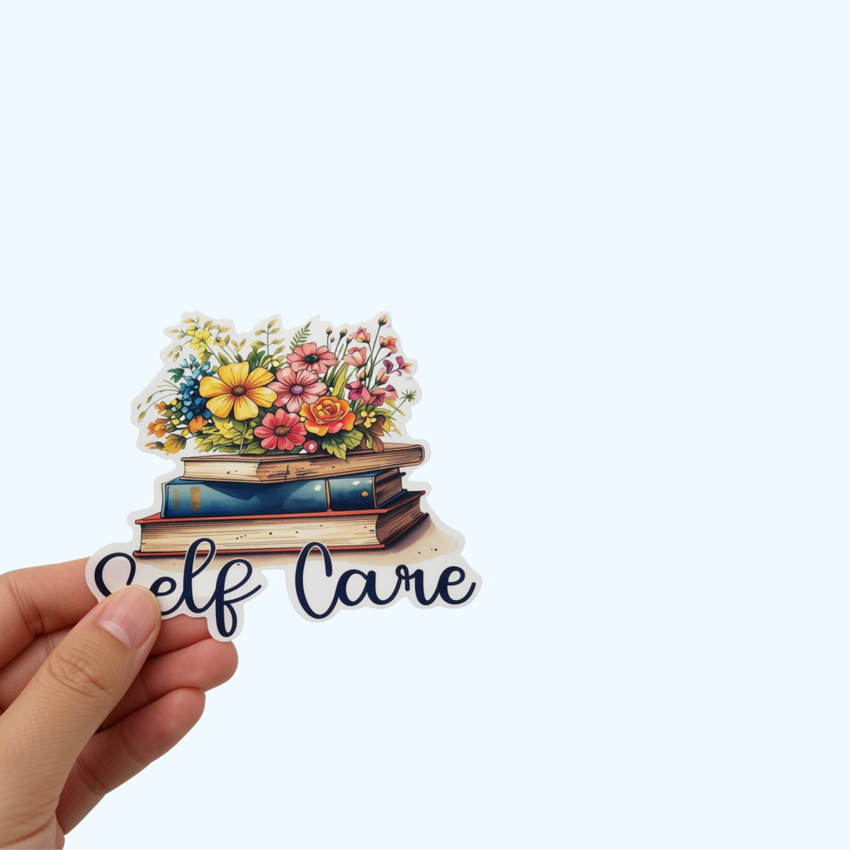 Selfcare Sticker – Holographic Self Care & Wellness Sticker