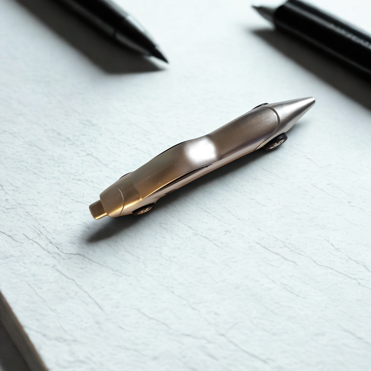 Car Shape Retractable Ballpoint Pen, 1.0mm Ergonomic Writing Pen, Cute Auto-Themed Stationery