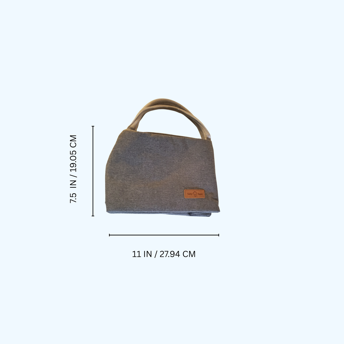 Waterproof Aluminum Foil Insulated Lunch Bag – Reusable Leakproof Lunch Tote | 11 x 7.5 x 6 Inches