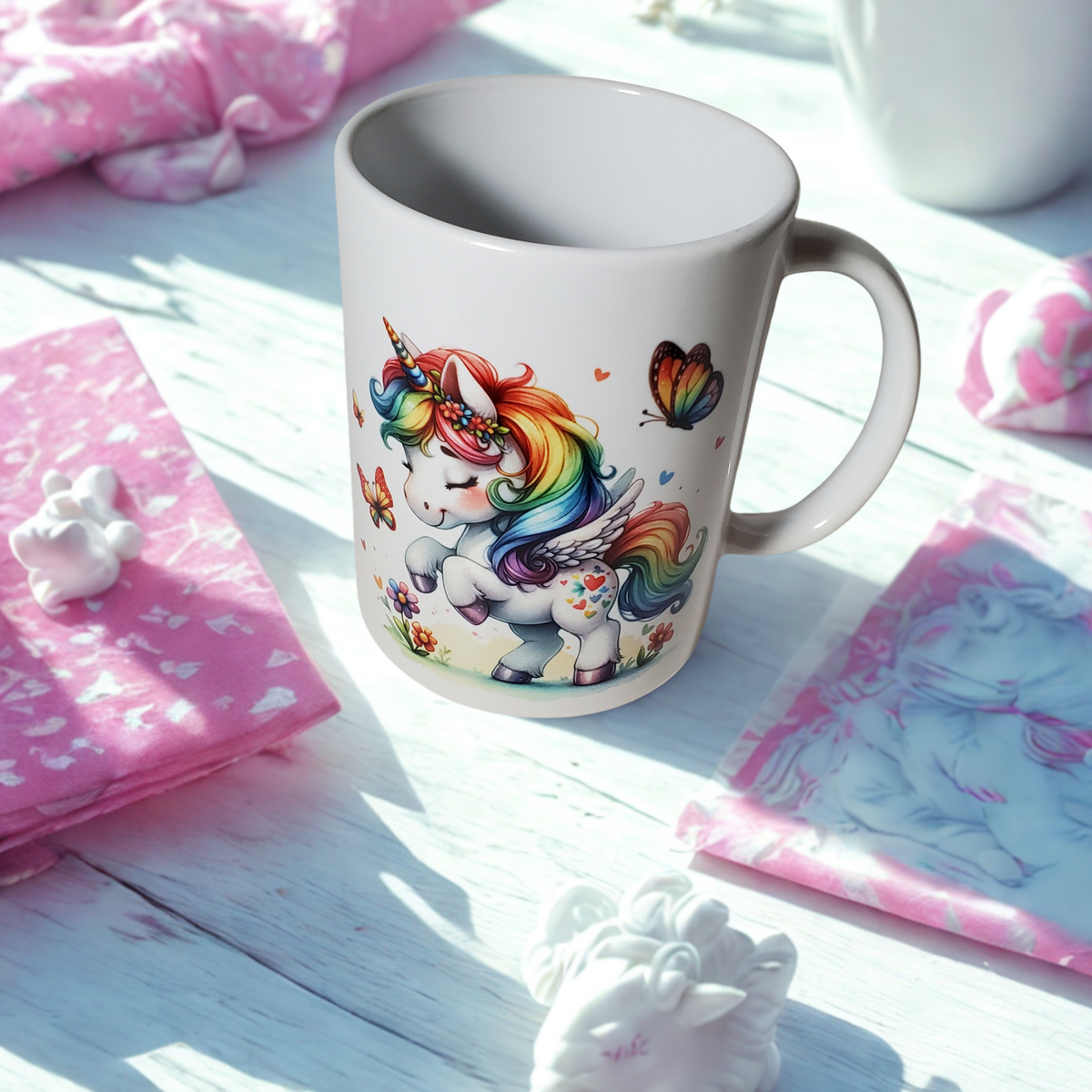 Unicorn 15 oz Ceramic Mug | Cute Unicorn Coffee Mug