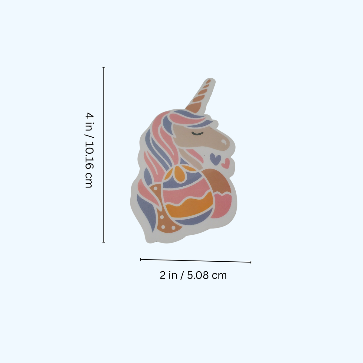 Unicorn Sticker – Laminated Cute Fantasy Sticker for Tumblers & Laptops